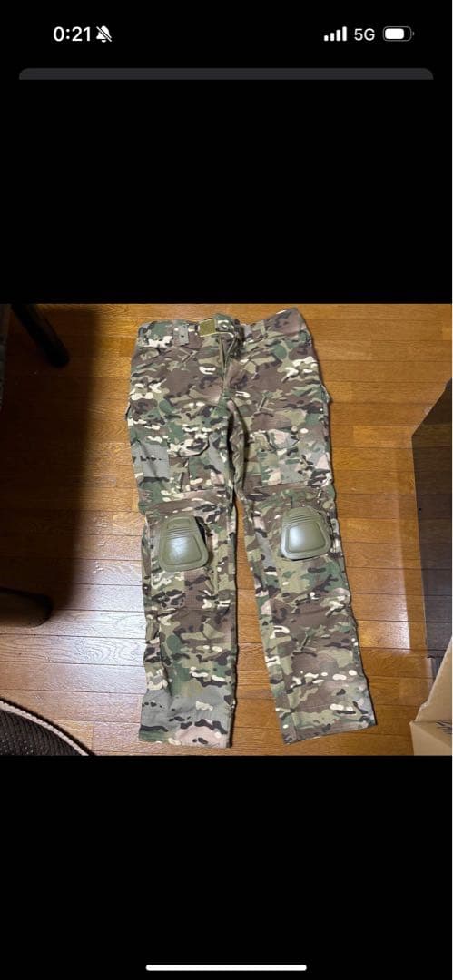 迷彩服セット（パンツ・シャツ）