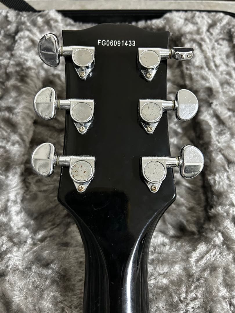 Burny レスポール　極上品　指板ブラック化