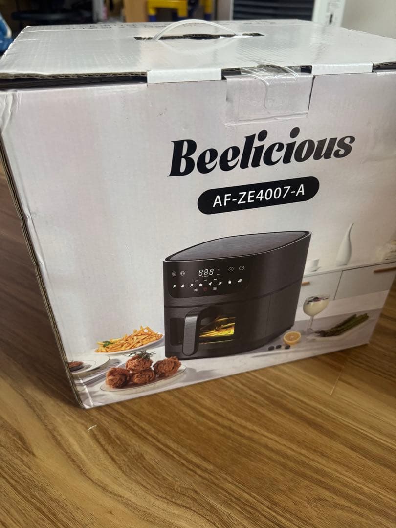 ノンフライヤー 4.5L 可視窓 大容量 エアフライヤー オイルカットブラック黒