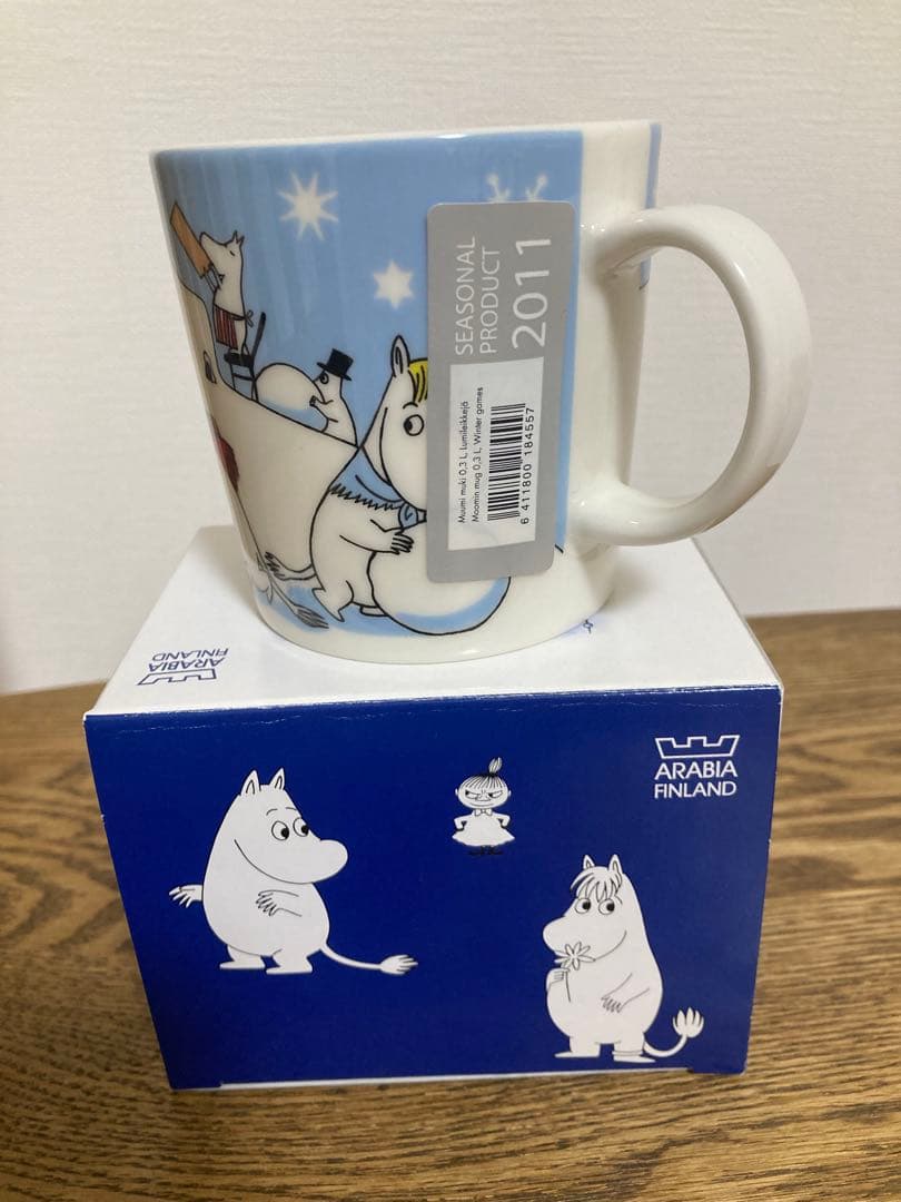✨新品未使用✨ARABIA ムーミン マグ 2011年冬限定　箱付き