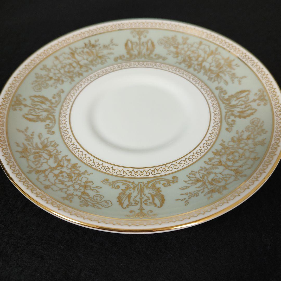 ウェッジウッド　コロンビアセージグリーン　スープカップ＆ソーサー