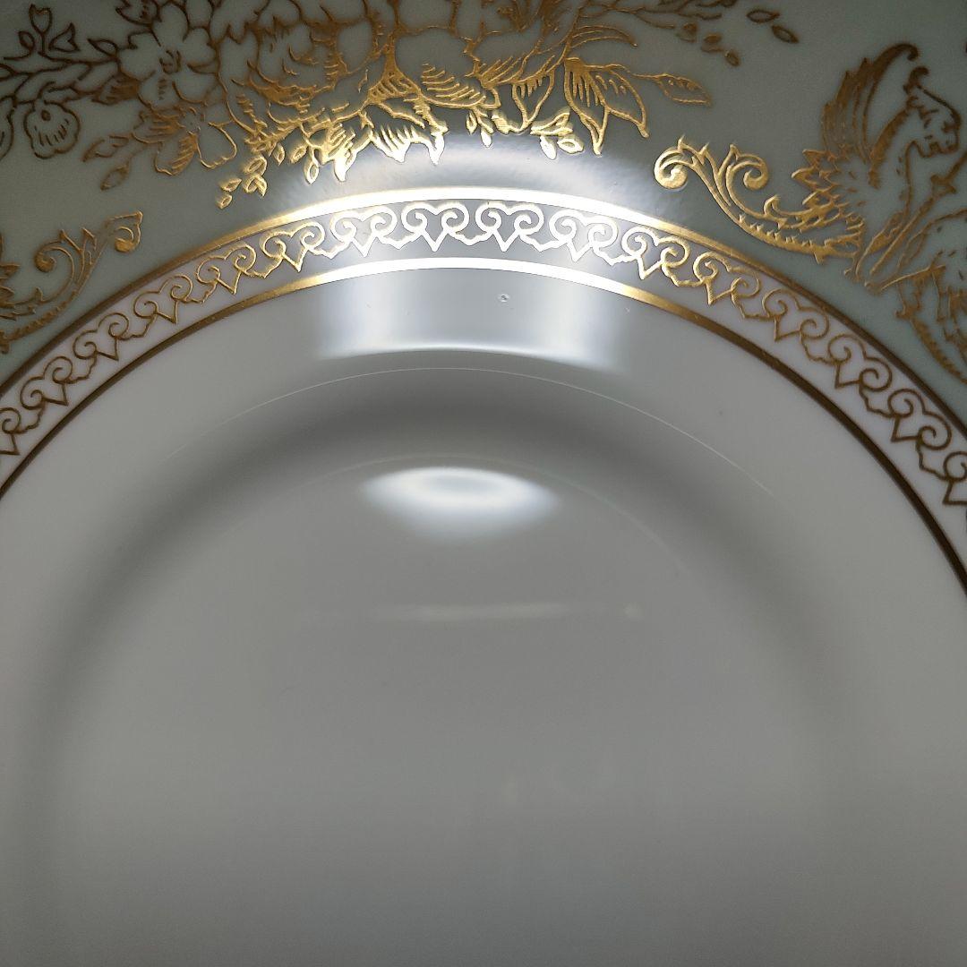 ウェッジウッド　コロンビアセージグリーン　スープカップ＆ソーサー