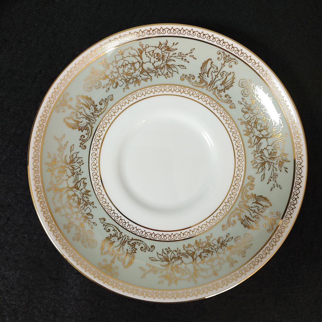 ウェッジウッド　コロンビアセージグリーン　スープカップ＆ソーサー