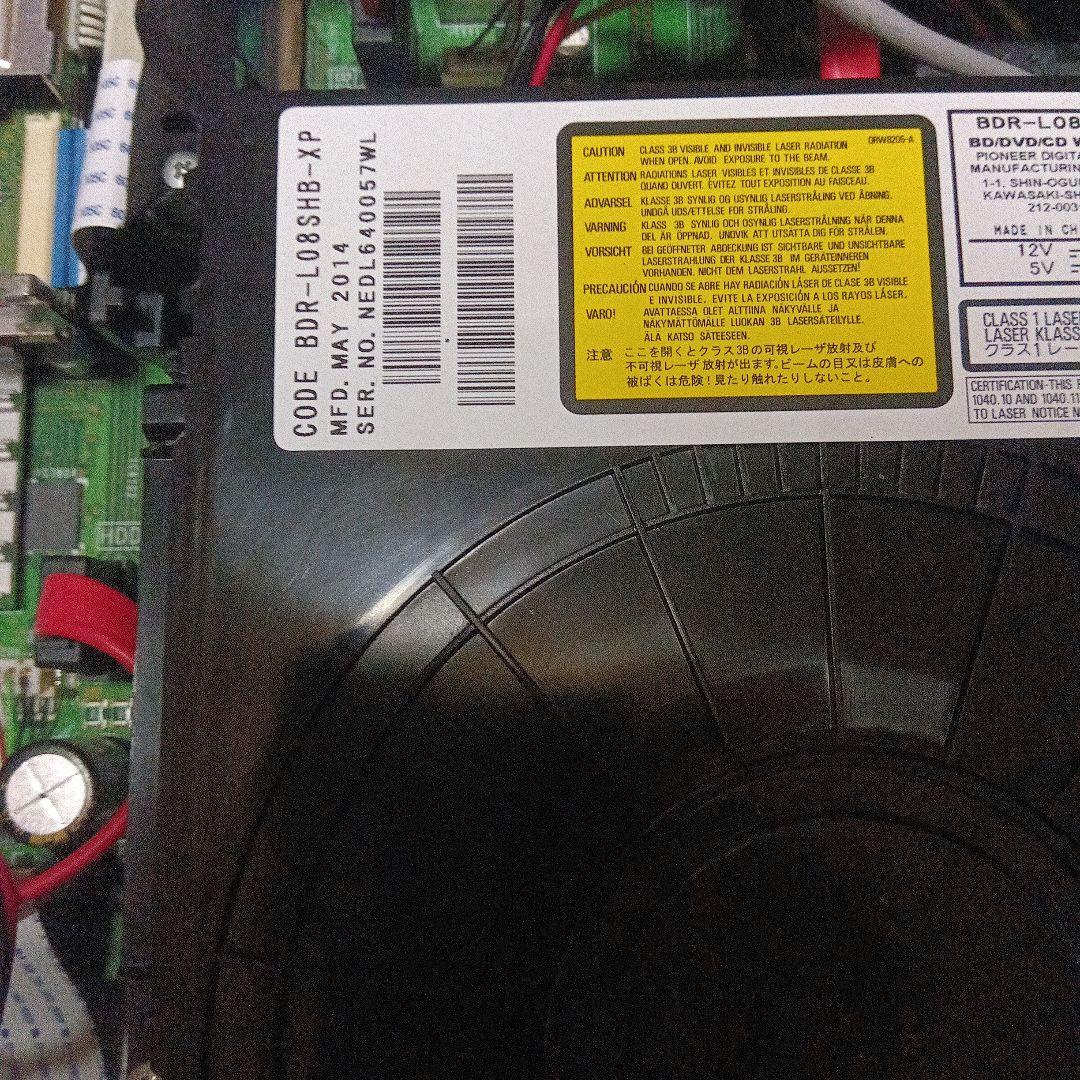 SHARP AQUOS BD-W510 HDD新同品2TB増量交換