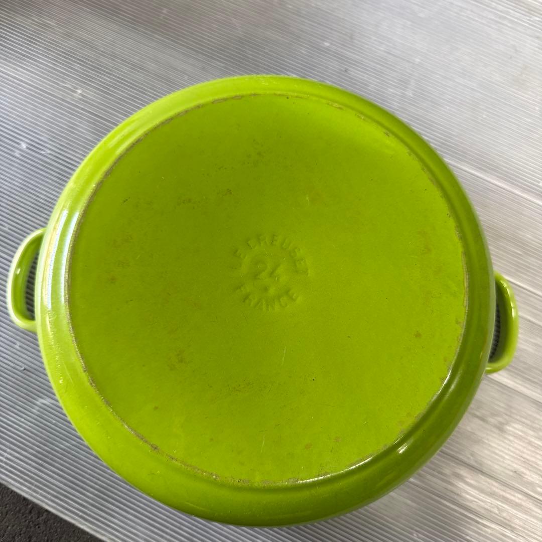 LE CREUSET ル•クル-ゼ 両手鍋 24cm現状品