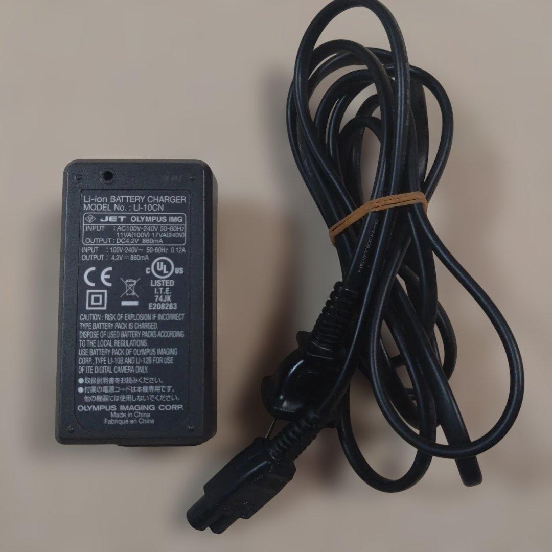 ジャンク OLYMPUS オリンパス μ-10 デジタルカメラ　XDカード付