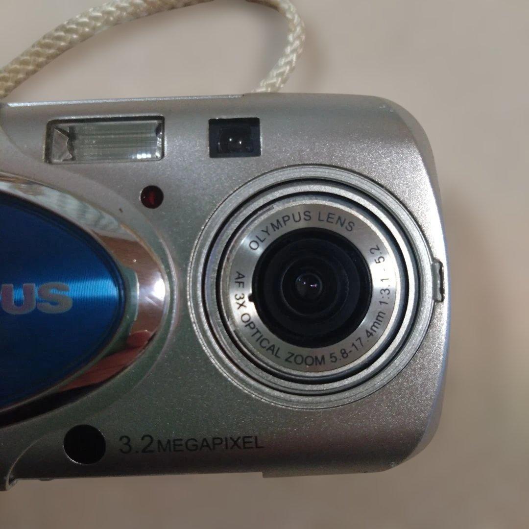 ジャンク OLYMPUS オリンパス μ-10 デジタルカメラ　XDカード付