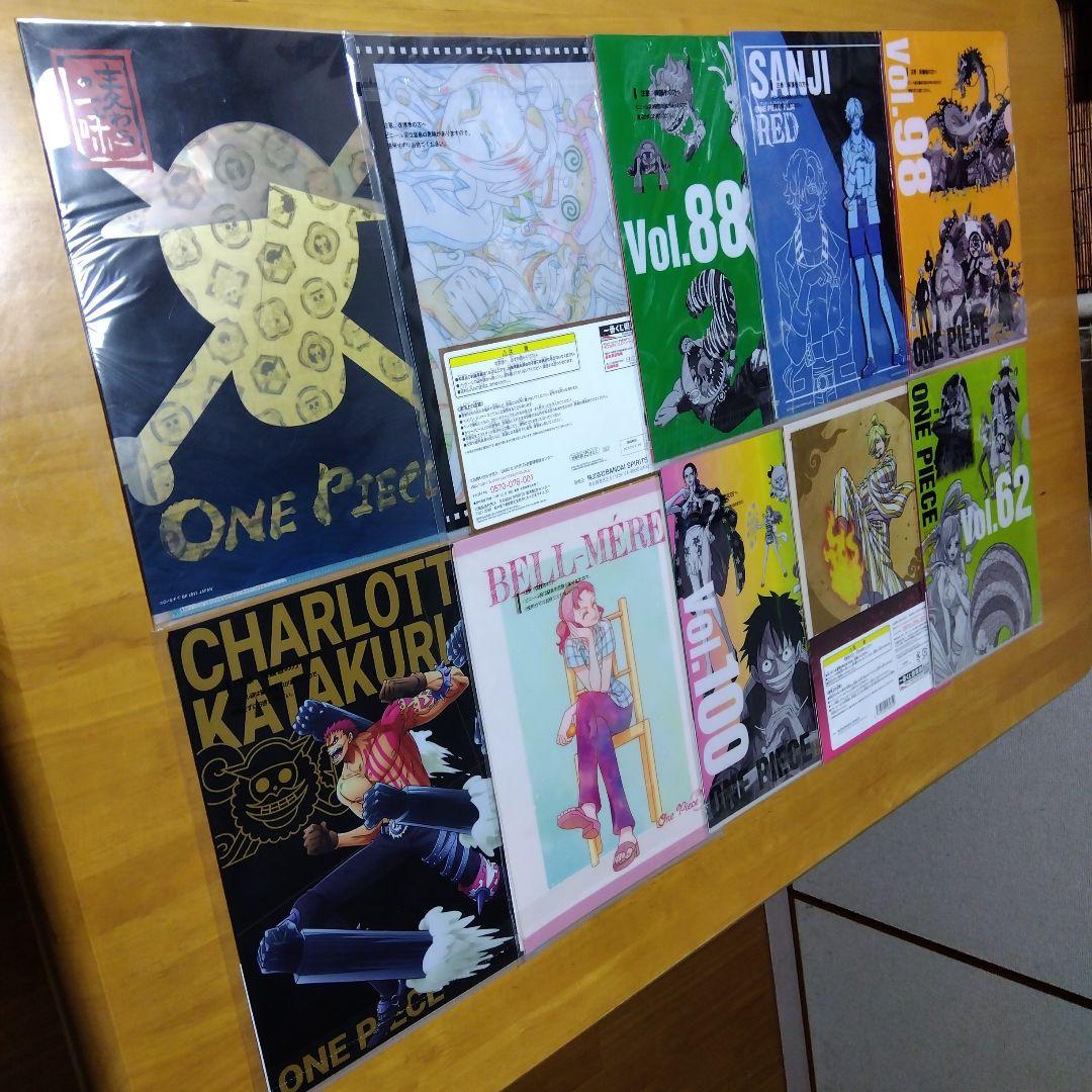 ONE PIECE ワンピース　Ａ−４クリアファイル まとめ売り 大量２９０枚