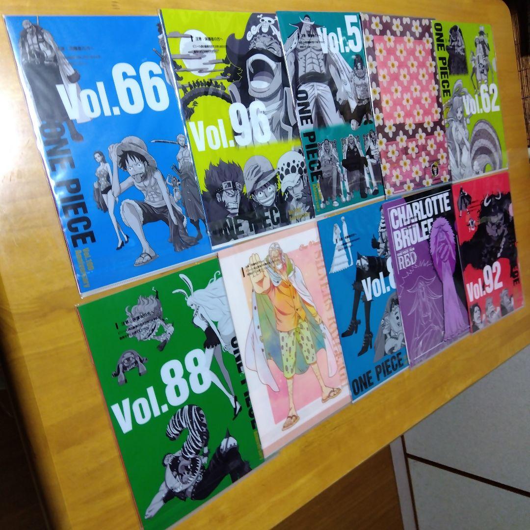 ONE PIECE ワンピース　Ａ−４クリアファイル まとめ売り 大量２９０枚