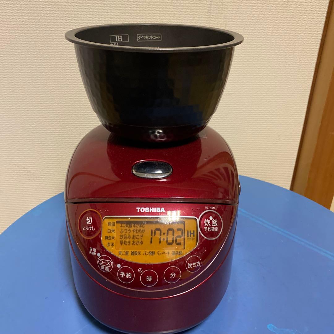 TOSHIBA IH炊飯器 RC-6XM用ダイヤモンドコート内釜