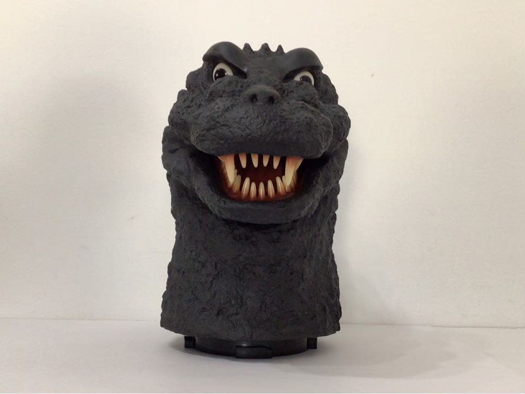 ゴジラヘッドフィギュア 台座付き