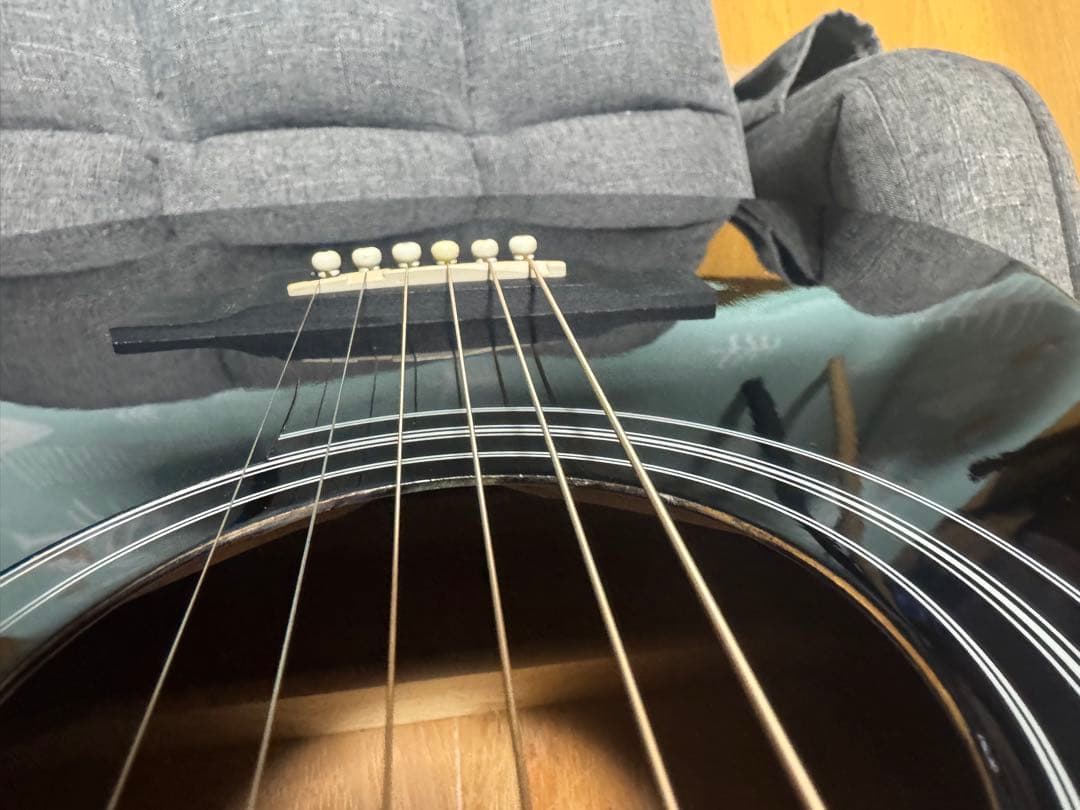初心者さん必見です!調整済‼️Fコードも押さえ易いアコースティックギター‼️