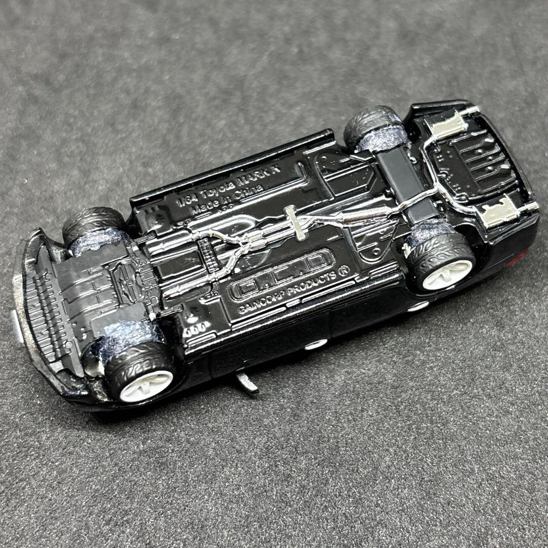 GCD 1/64 トヨタ マークX 130中期 ブラック 車高短 カスタム品