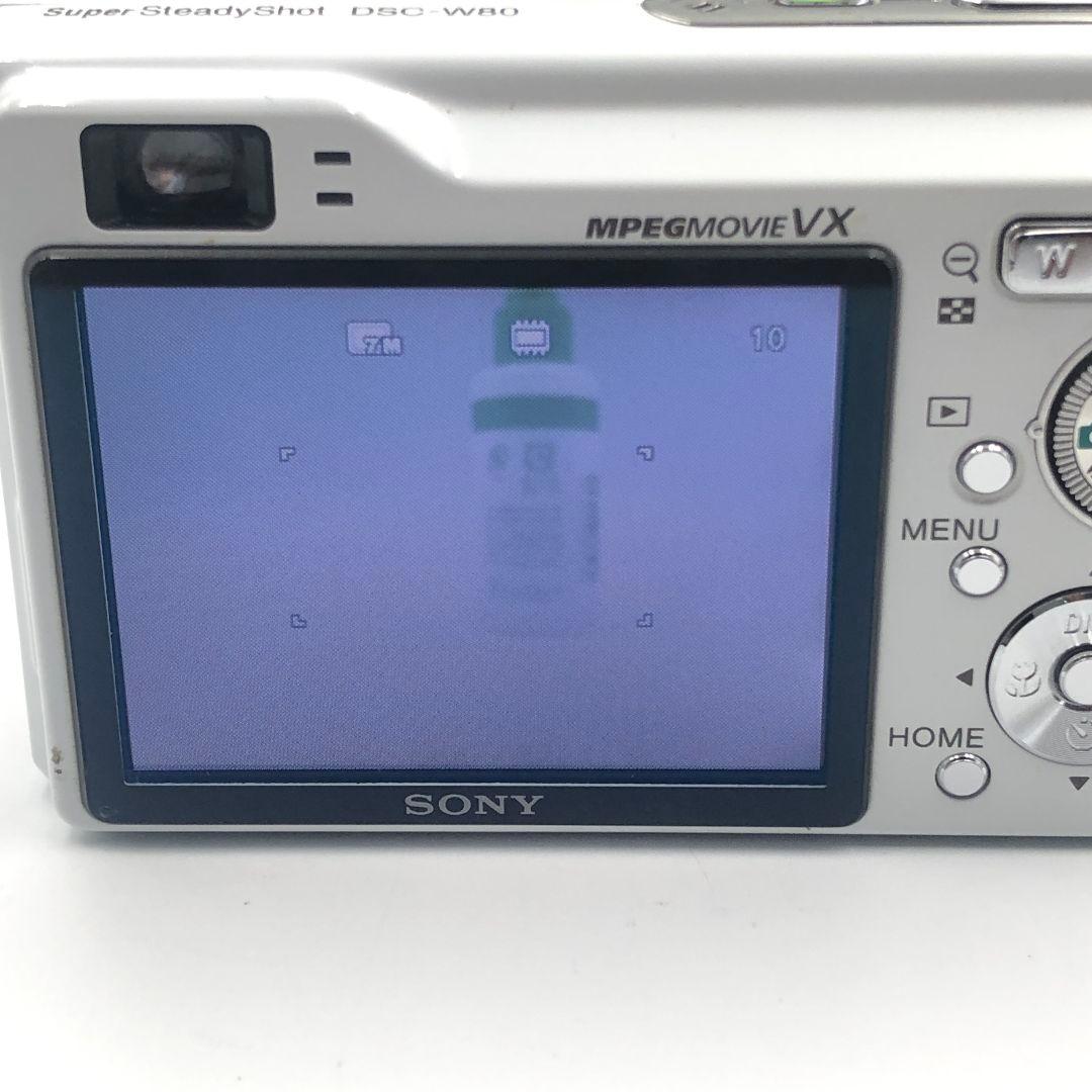 【完動品】Sony Cyber-shot DSC-W80 コンデジ デジカメ