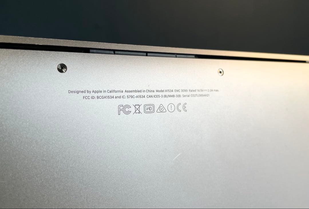 Macbook 12インチ 2017 8G 256GB スペースグレイ US配列