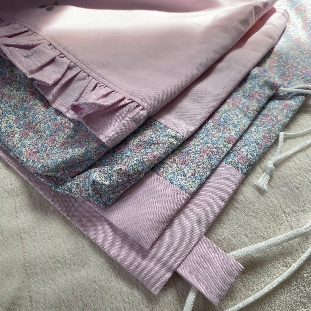 レッスンバック　女の子　上履き入れ　体操服袋　給食袋フリル　入園入学セット