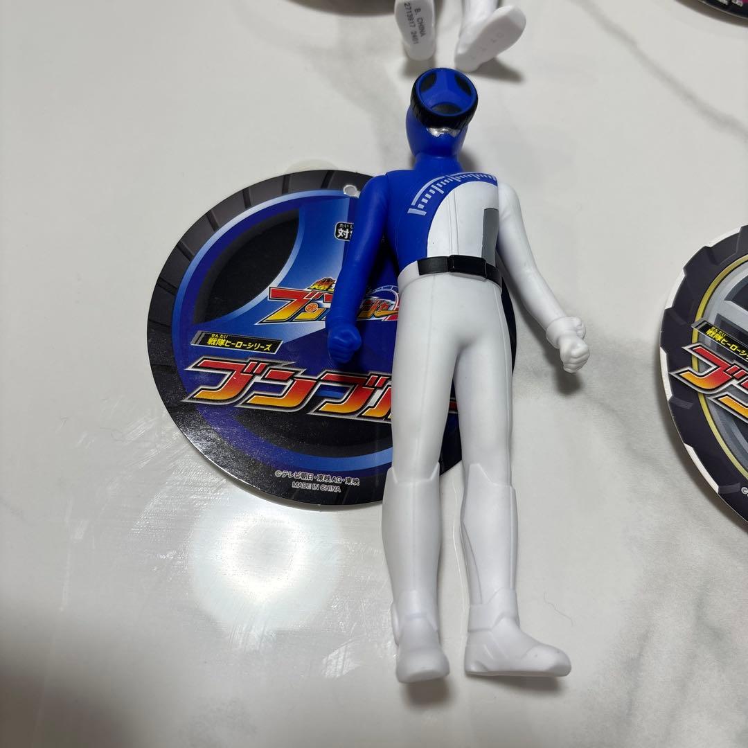 【美品】爆上戦隊ブンブンジャー　ソフビ人形　6体　コンプセット　タグあり