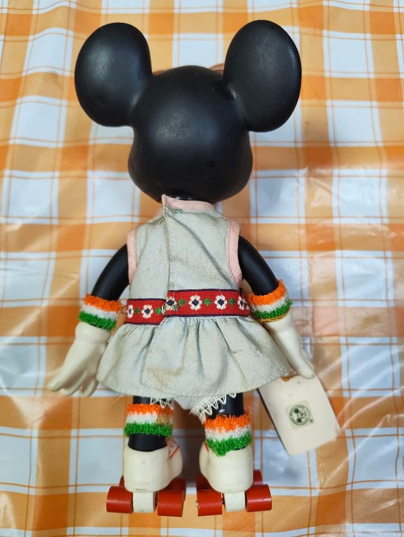 ミニーマウス　イエスノー　ソフビ　中嶋製作所