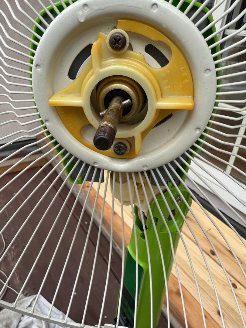 昭和レトロ 大型扇風機 アンティーク　日立 当時物 1970年代 　動作良好