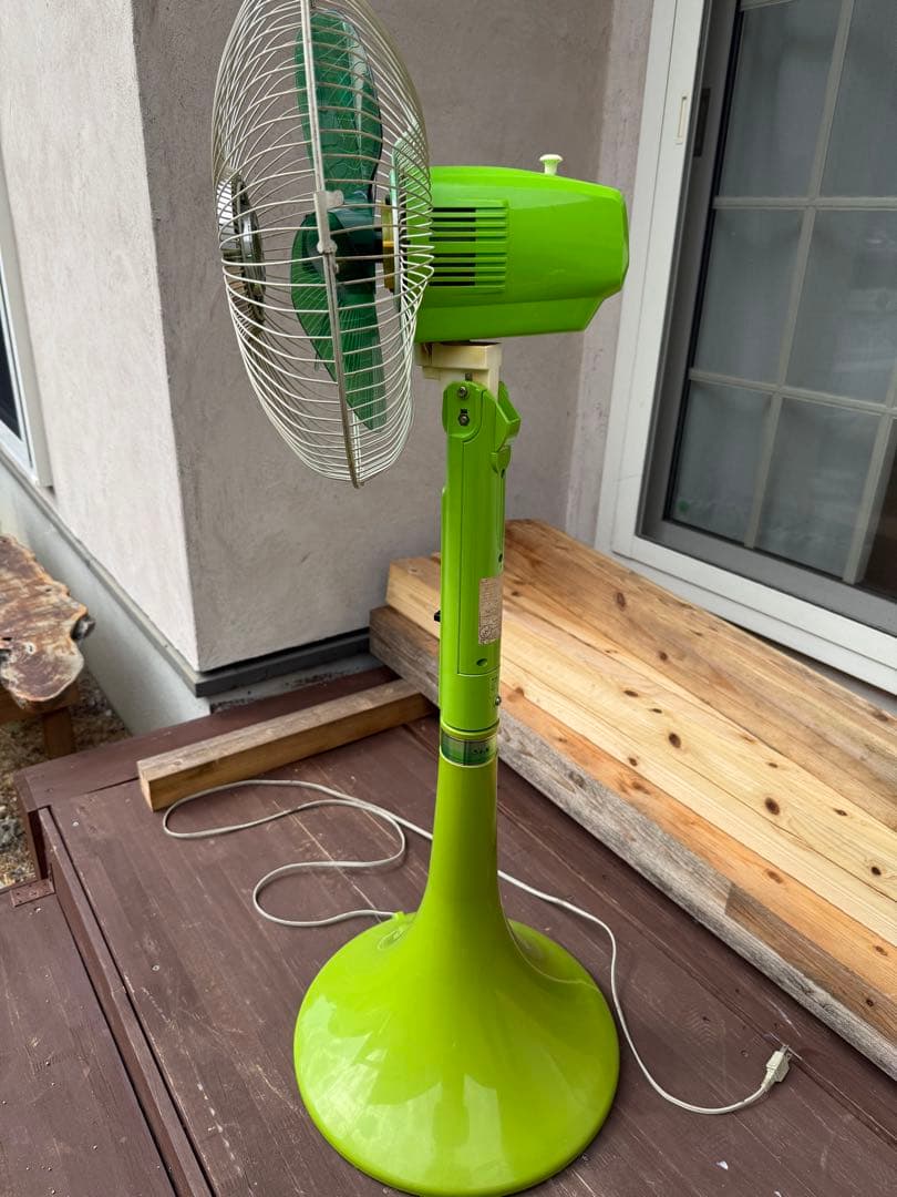 昭和レトロ 大型扇風機 アンティーク　日立 当時物 1970年代 　動作良好