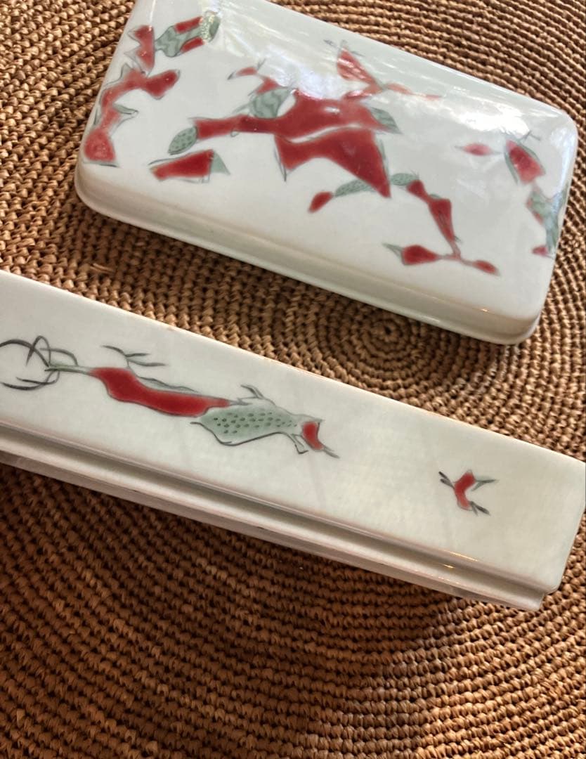 1953年製アンティーク　筆箱ぐらいの入れ物