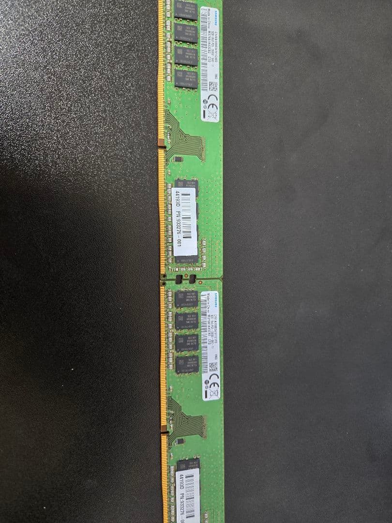m*o様 Samsung DDR4 8GB DIMM メモリ2枚セット