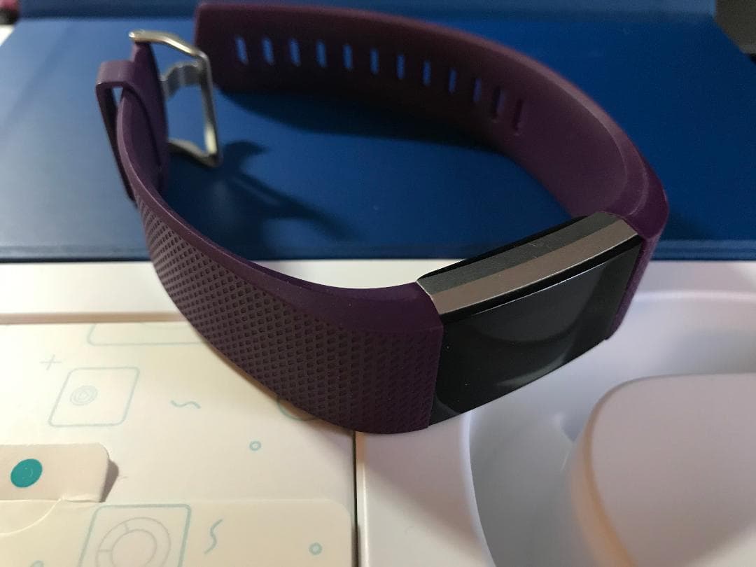 Fitbit Charge2  Plum Lサイズ FB407SPML-JPN