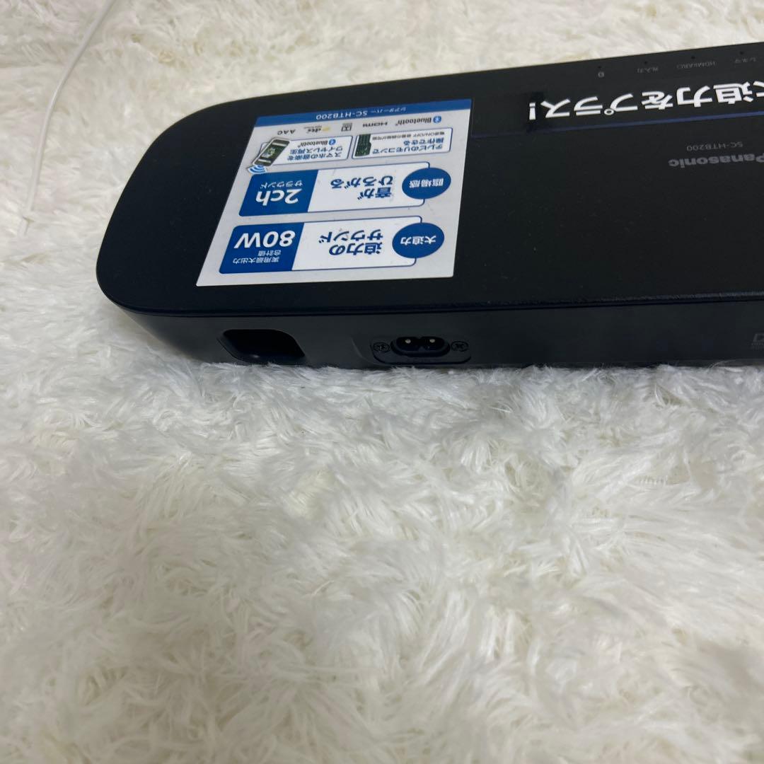 【美品】Panasonic SC-HTB200-K BLACKサウンドスピーカー