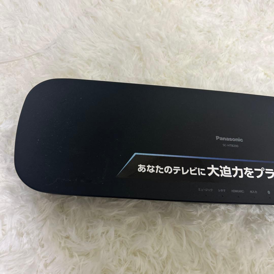 【美品】Panasonic SC-HTB200-K BLACKサウンドスピーカー