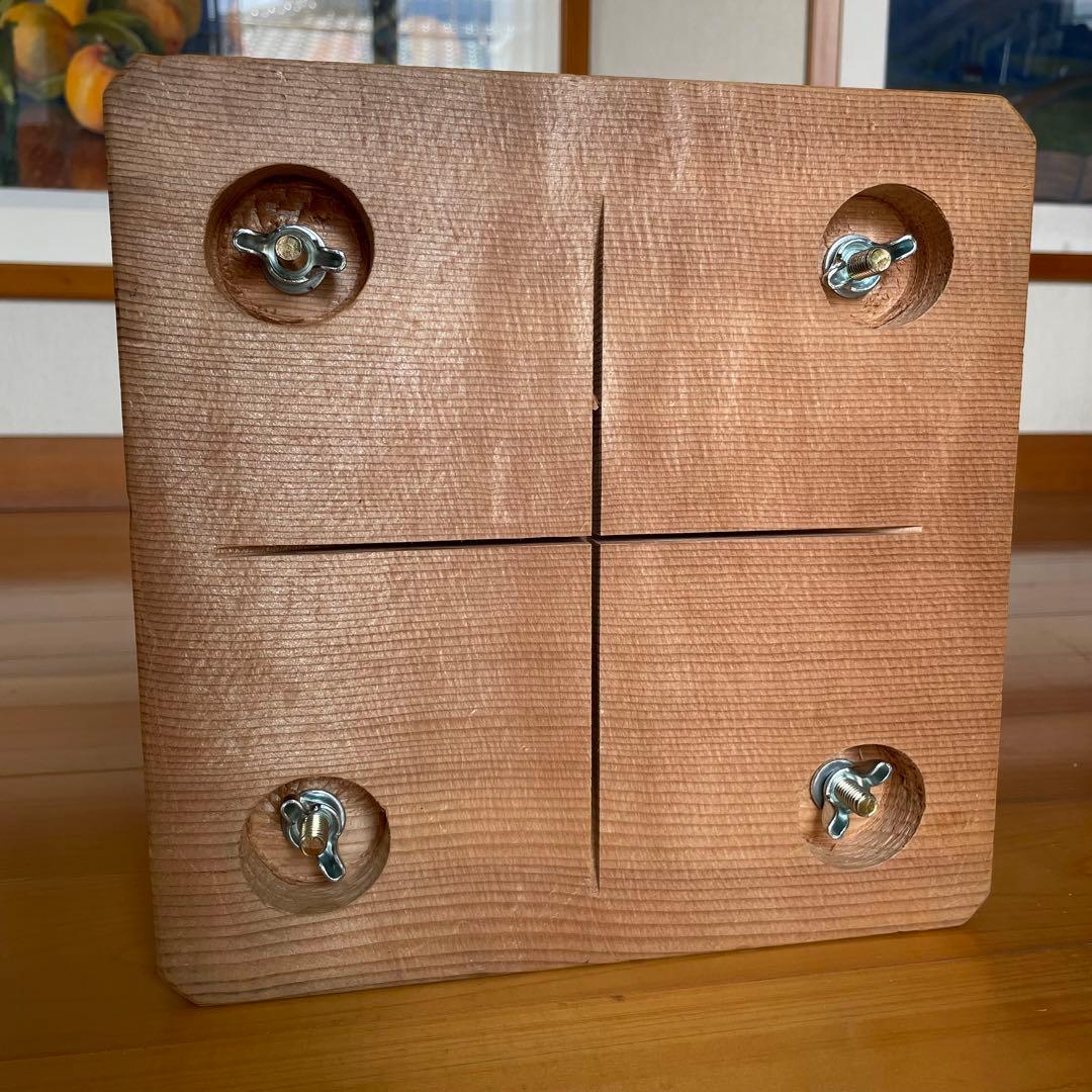 243. 木製 組紐台 丸台 組台 くみひも レトロ 伝統工芸