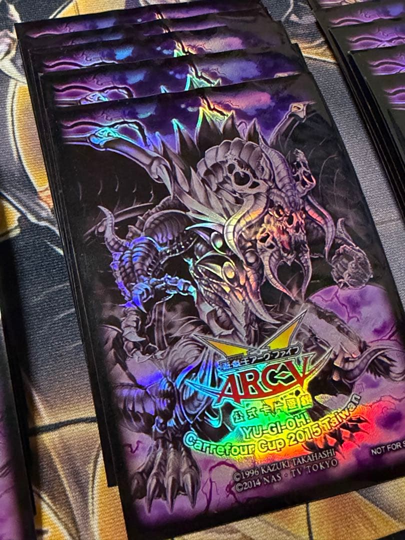 遊戯王 公式 暗黒界の龍神グラファ 台湾限定 スリーブ アジア　65枚