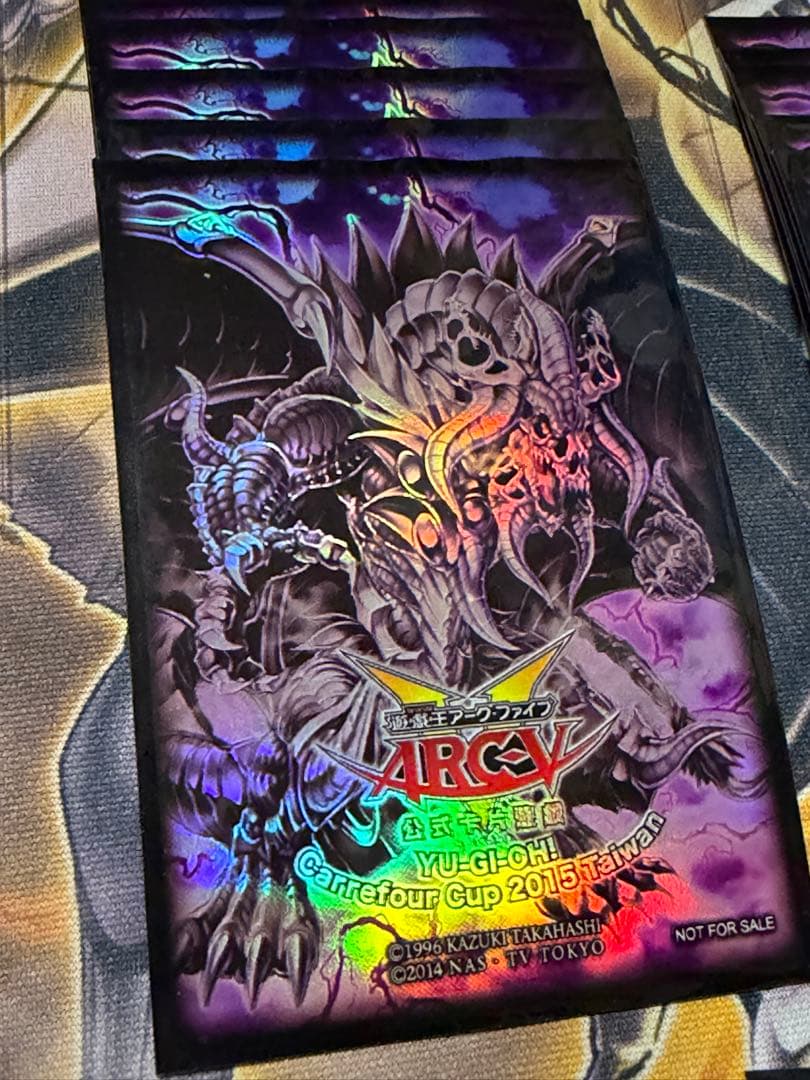 遊戯王 公式 暗黒界の龍神グラファ 台湾限定 スリーブ アジア　65枚