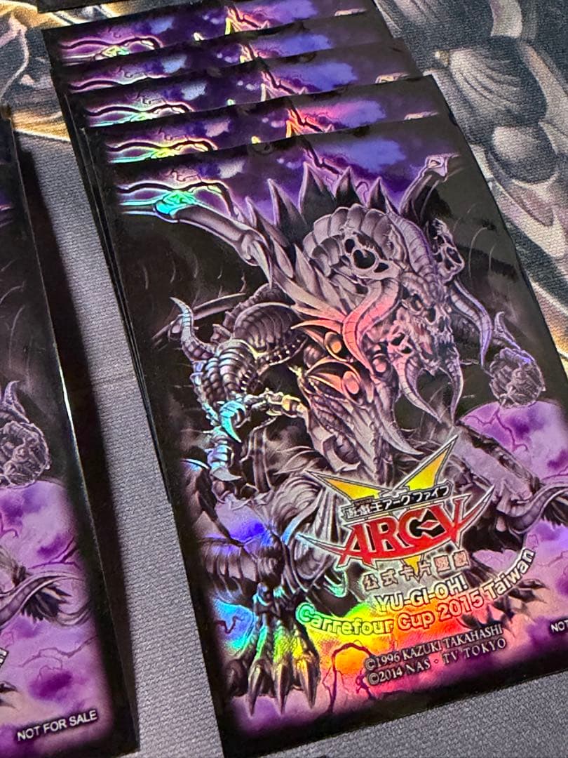 遊戯王 公式 暗黒界の龍神グラファ 台湾限定 スリーブ アジア　65枚