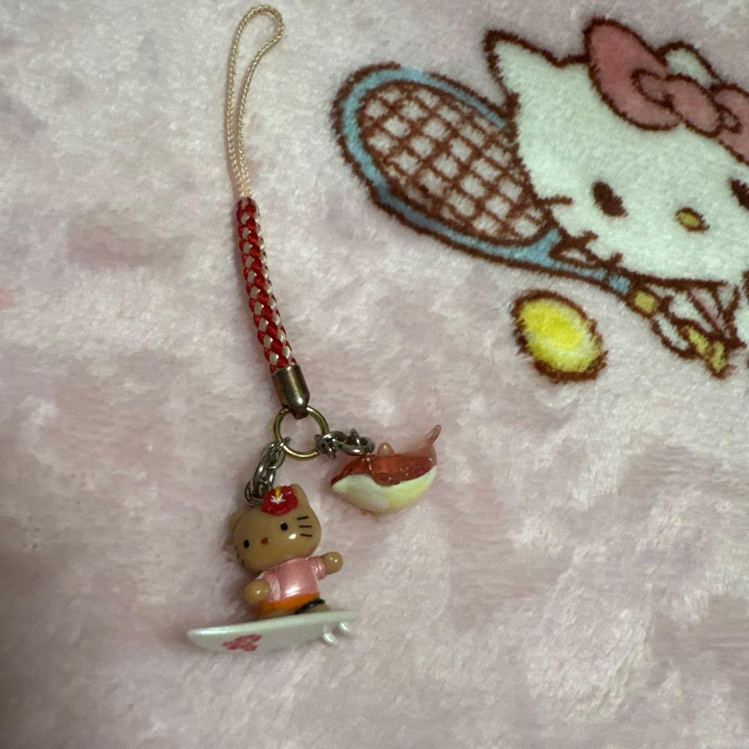 2003年製サーフキティ❤️激レア、日焼けキティ、ガングロキティ❤️ストラップ美