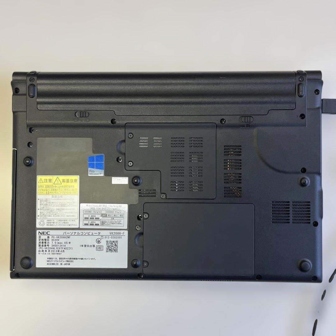 ☆訳有格安美品☆WindowsXP☆NEC13.3インチHD+液晶コンパクトPC