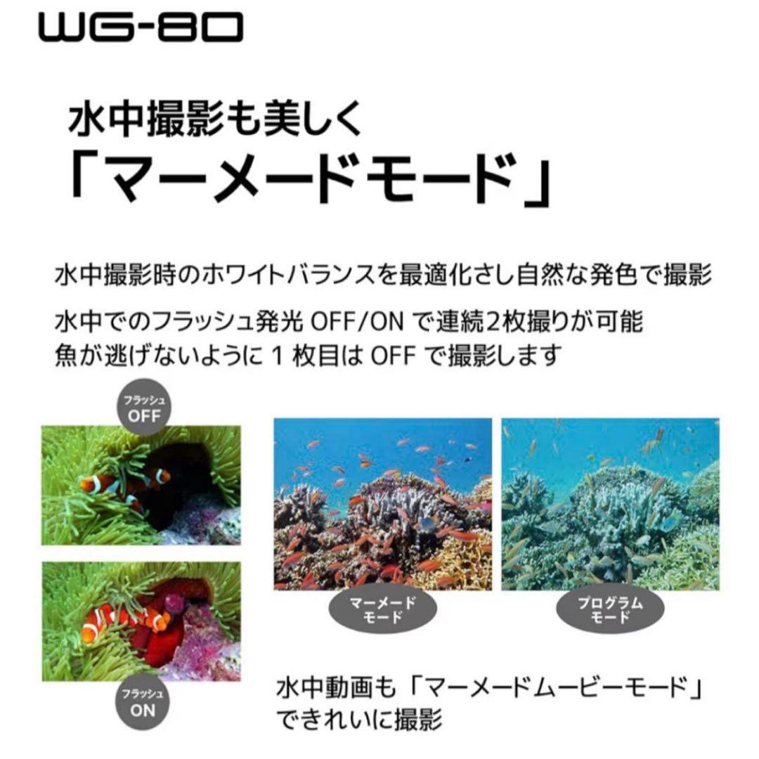 Ricoh WG-80　防水　高性能デジタルカメラ