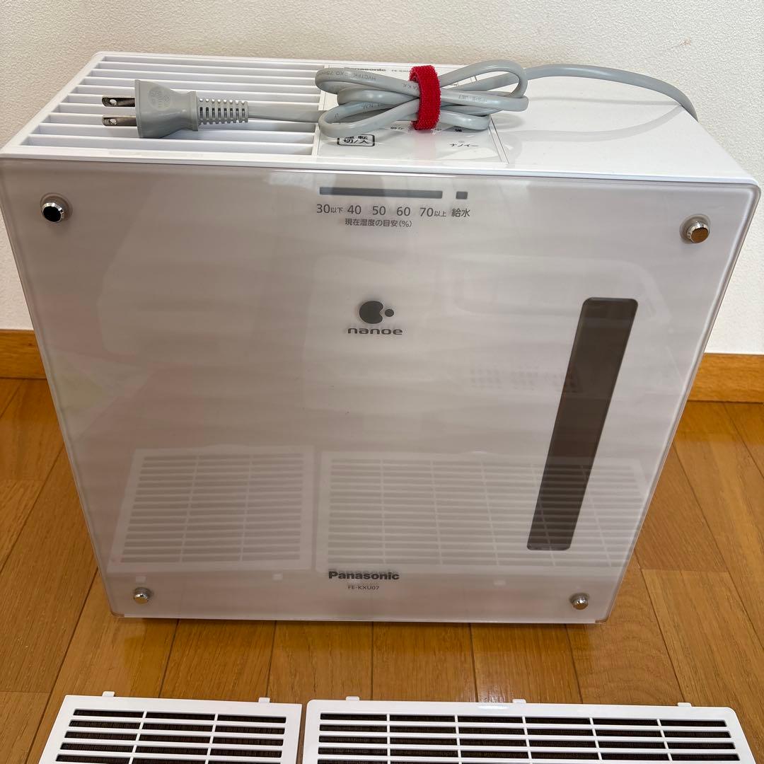 に*ん様 美品 Panasonic 気化式加湿機 FE-KXU07 取説付