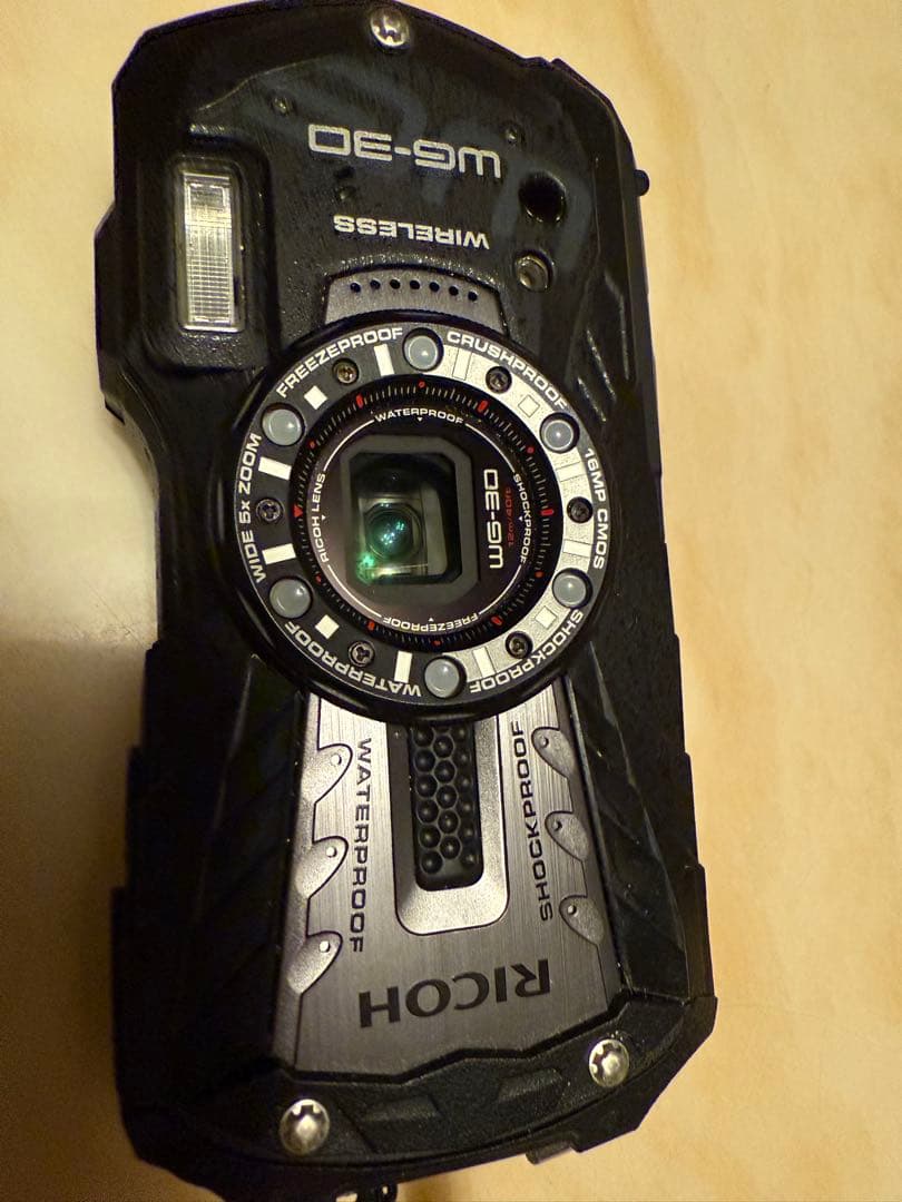 RICOH WG30エボニーBLACK良品　動作確認済