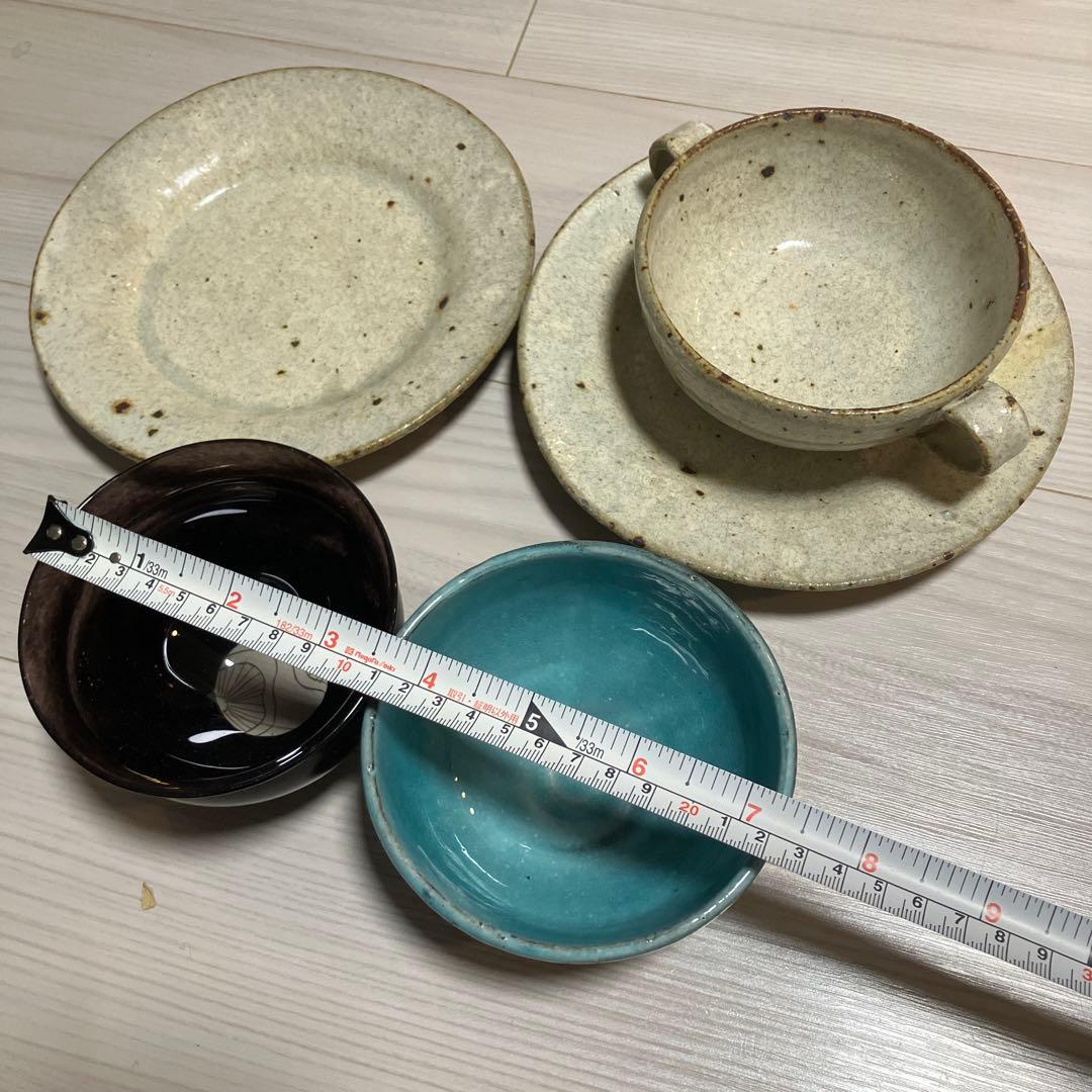 陶器　ガラス　和食器セット 12点