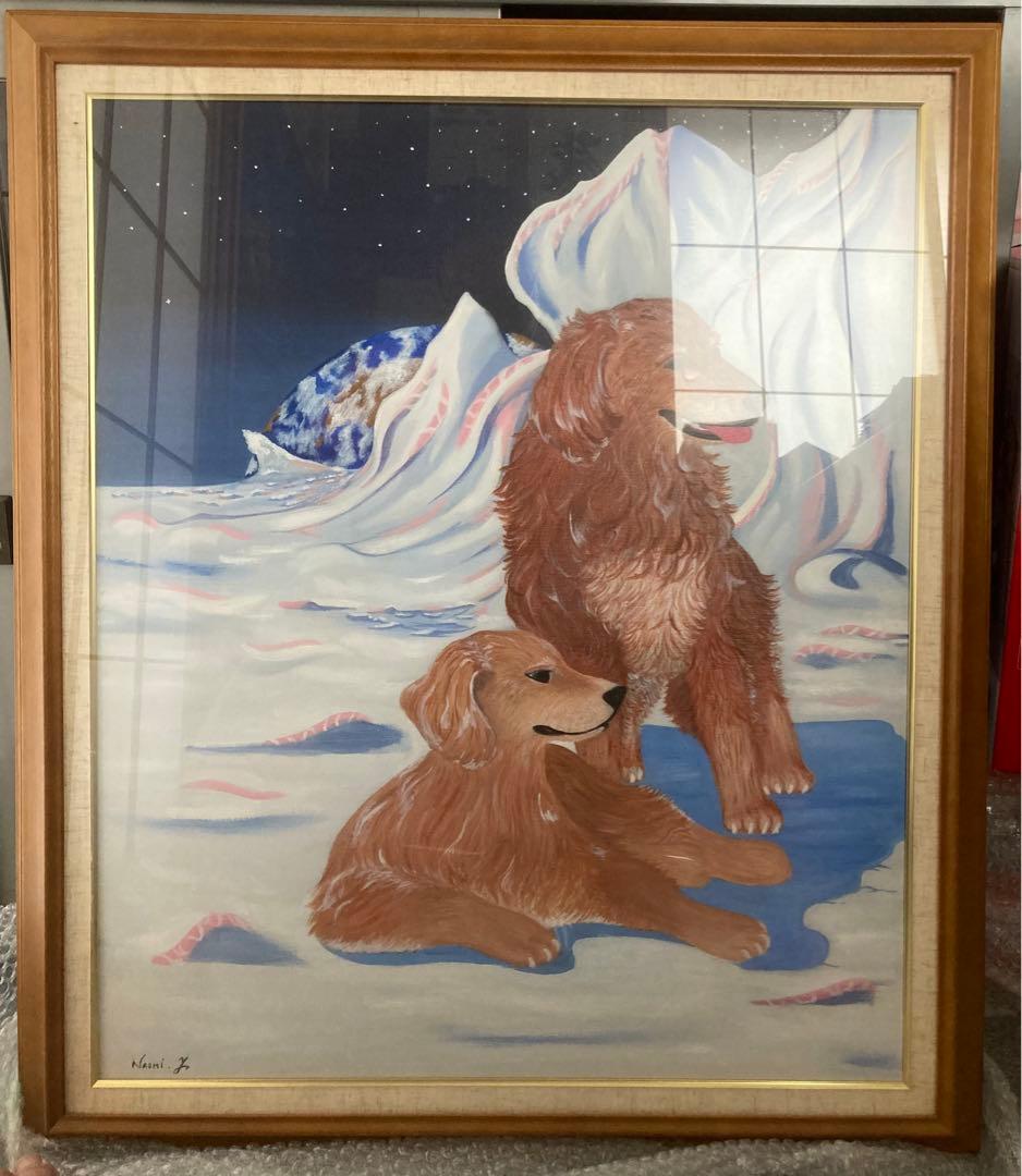 絵画　犬　Naomi.ｙ