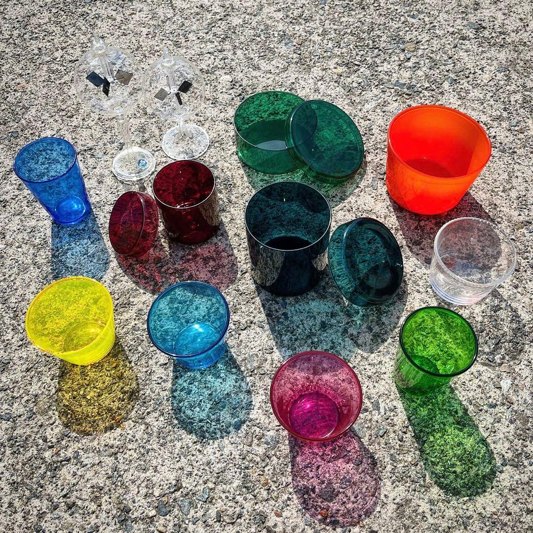 富山ガラス風鈴魚子模様硝子アーティスト作家ハンドブロウ別注オリジナル限定新品