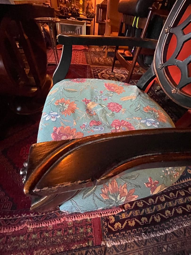 椅子 spider back arm chair