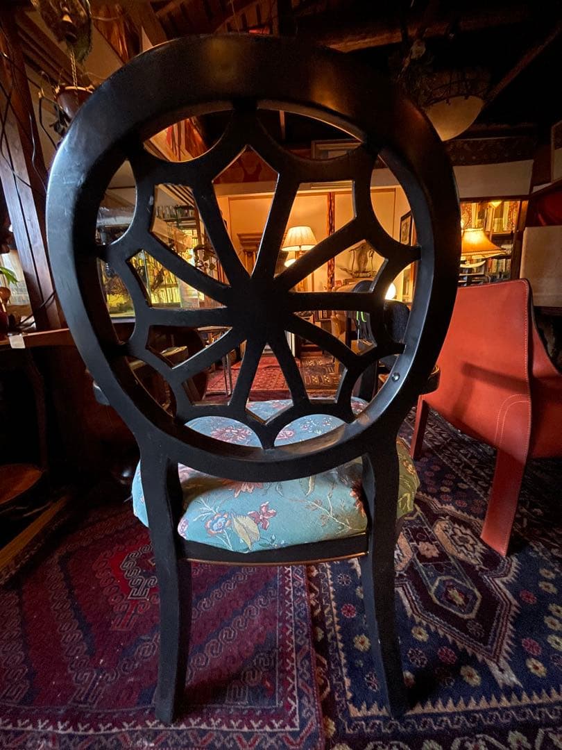 椅子 spider back arm chair