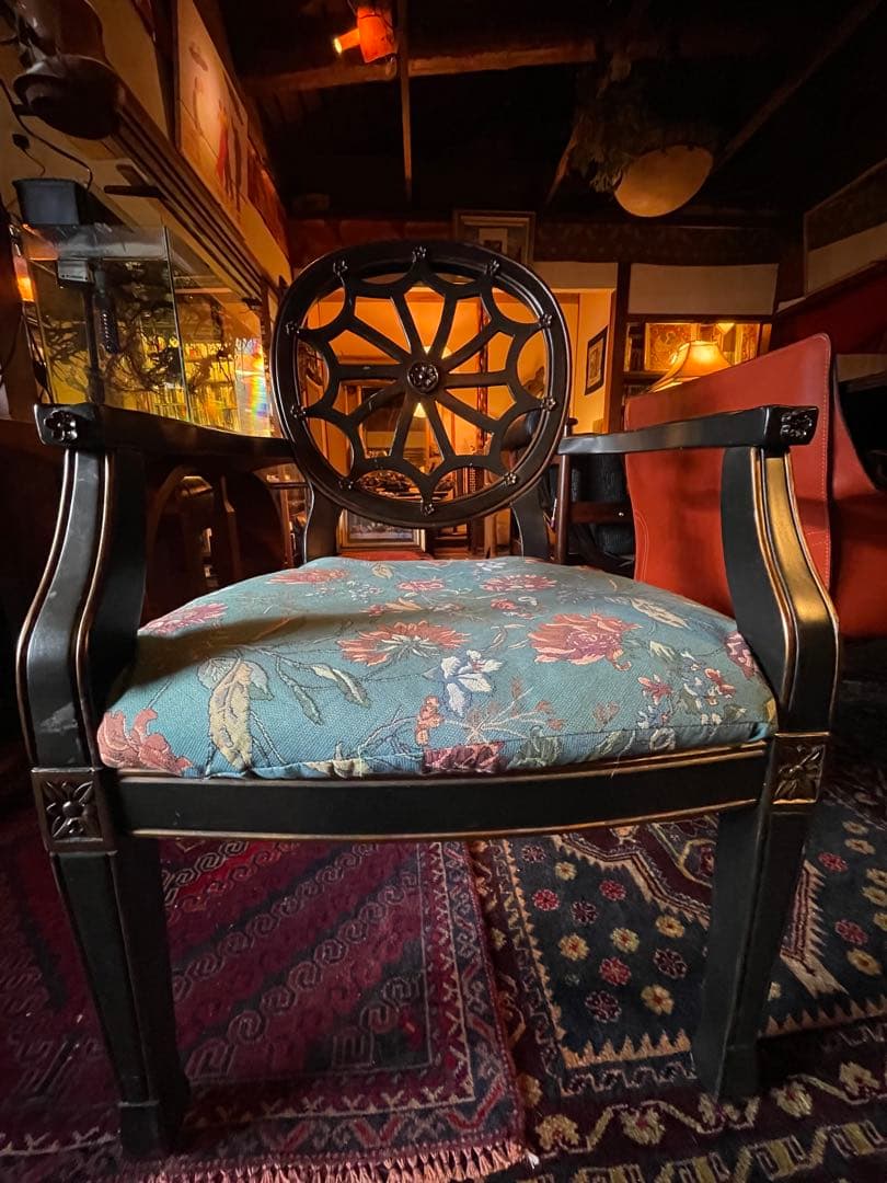 椅子 spider back arm chair