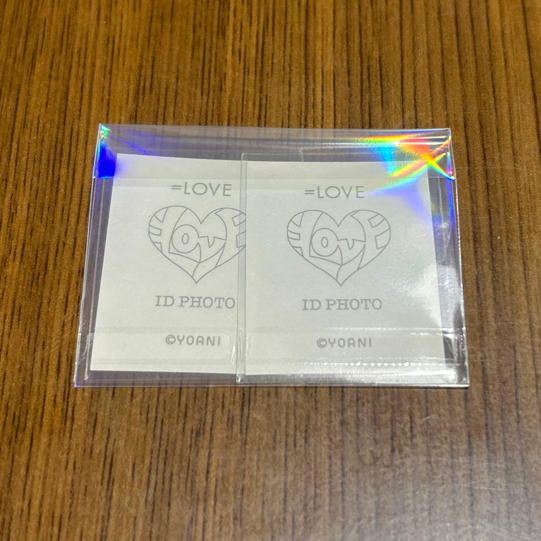 ＝LOVE 佐々木舞香　魔法少女衣装缶バッジ、4カットフォトカード、IDフォト
