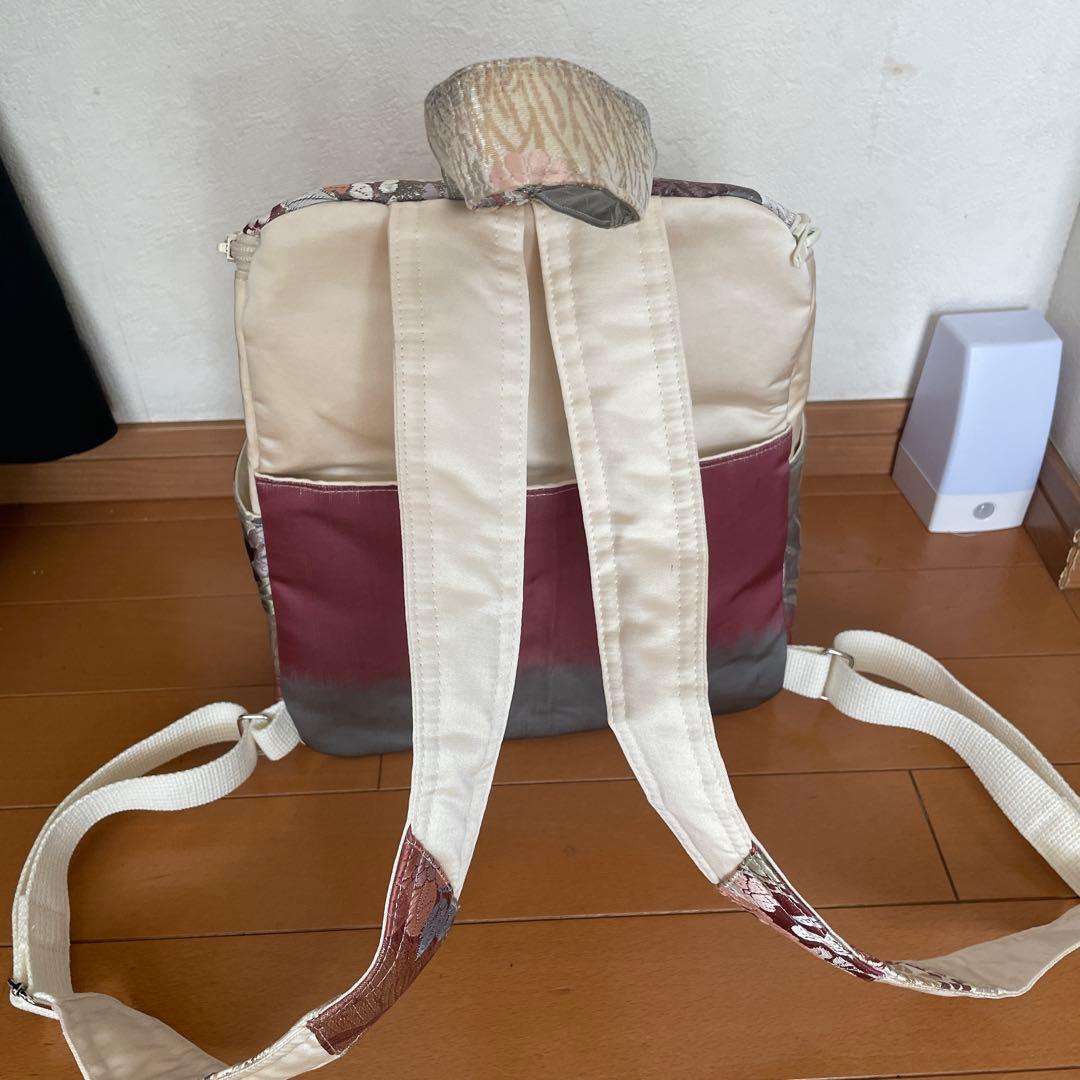 帯リメイクリュック 10-6