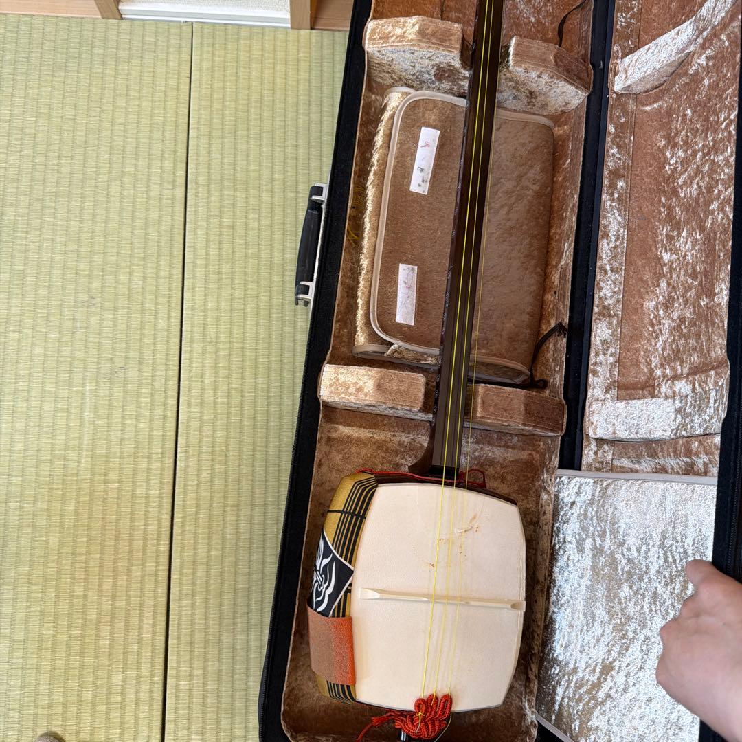 高級 和楽器 三味線 ハードケース付き 現状品