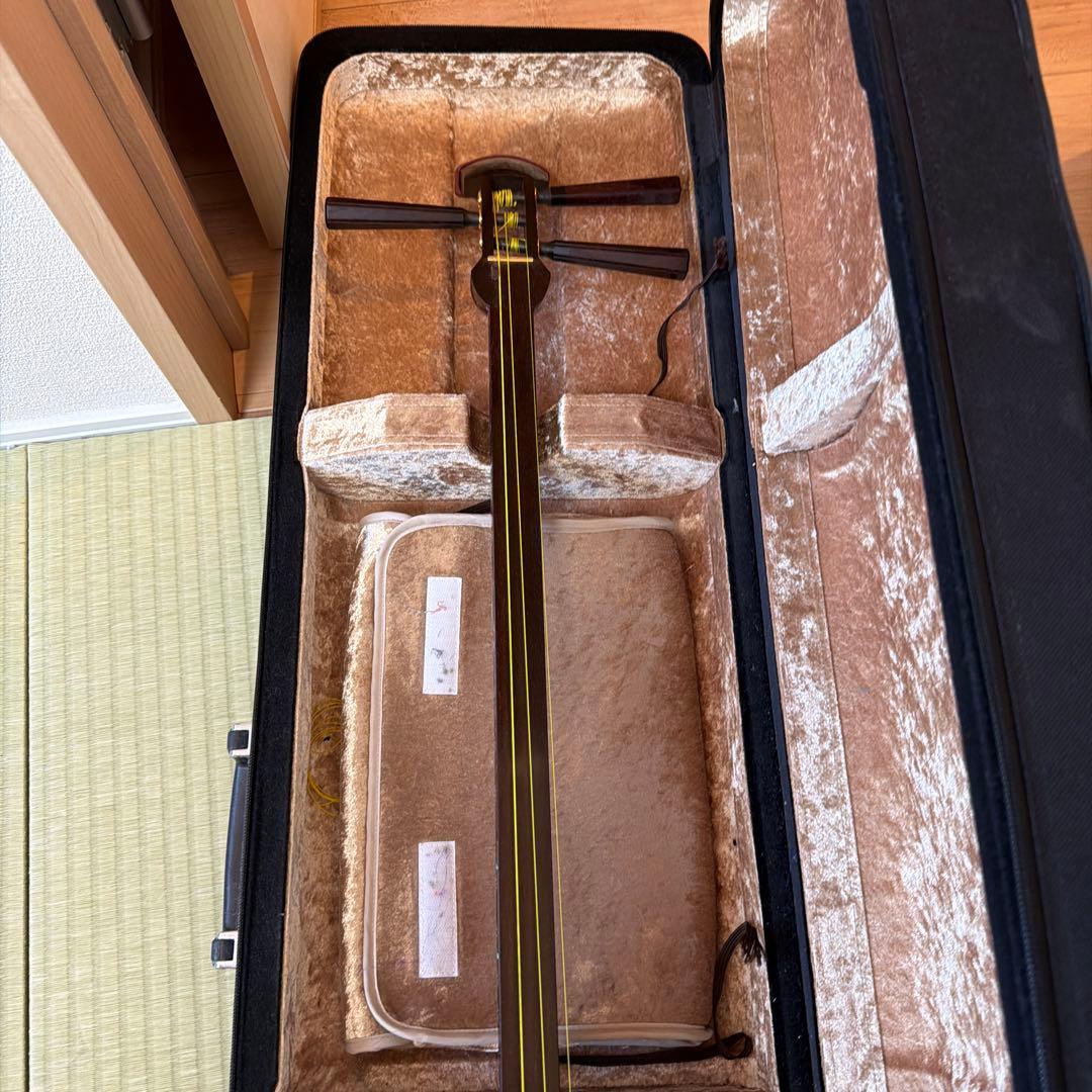 高級 和楽器 三味線 ハードケース付き 現状品