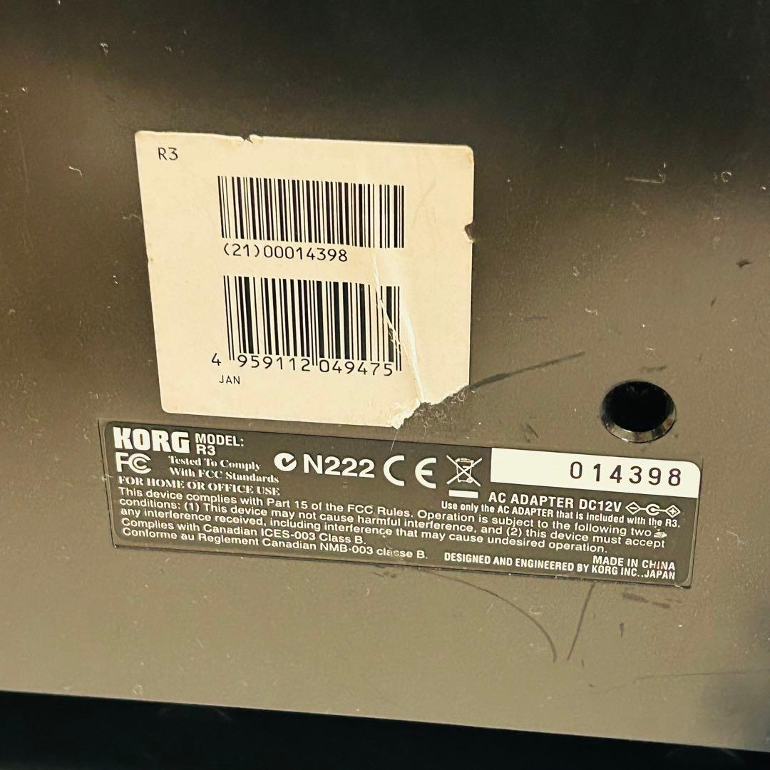 KORG R3 シンセサイザー37鍵 ボコーダー