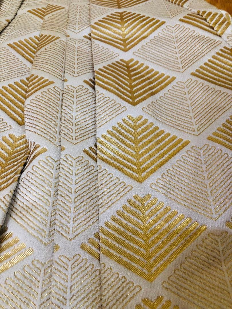 七五三 五歳京都御曹司御用達誂え‼️オフホワイト紋付アンサンブル格上安心フルセット